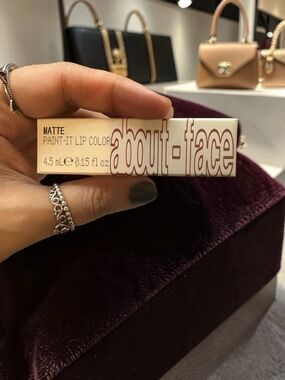 About-Face Matte Paint-It Lip Color, Monarchy